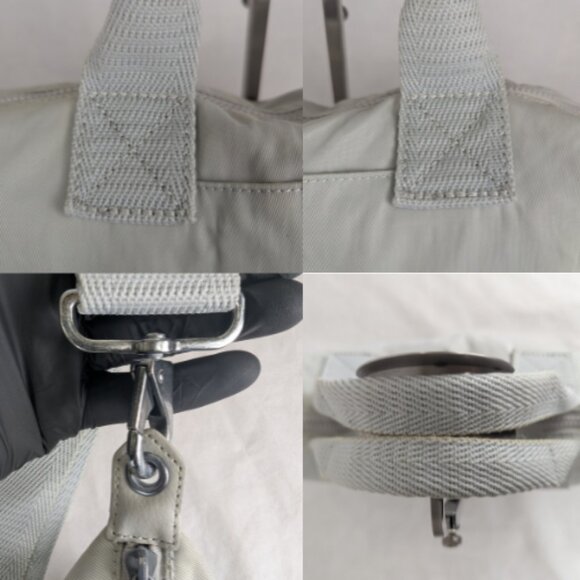 KIPLING Gray Large Bag Polyester with Removable Shoulder Strap . - Picture 9 of 16